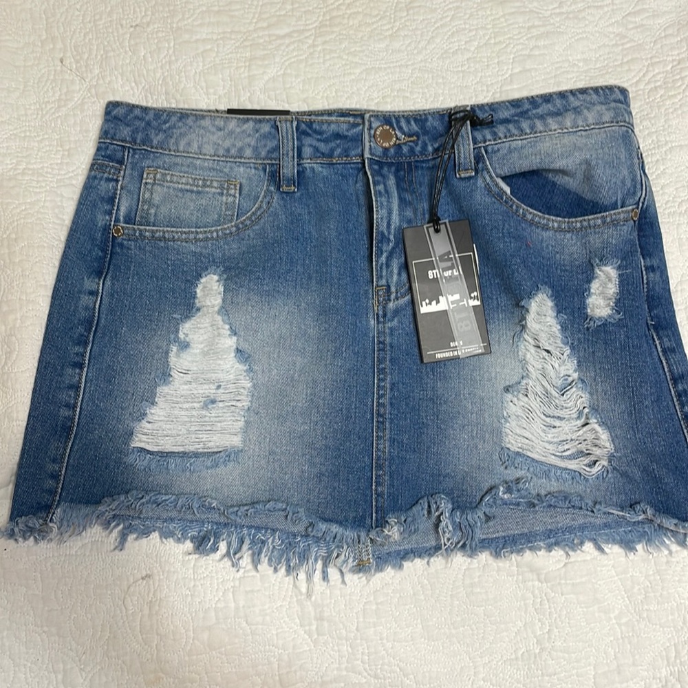 Blue Jean Skirt NEW